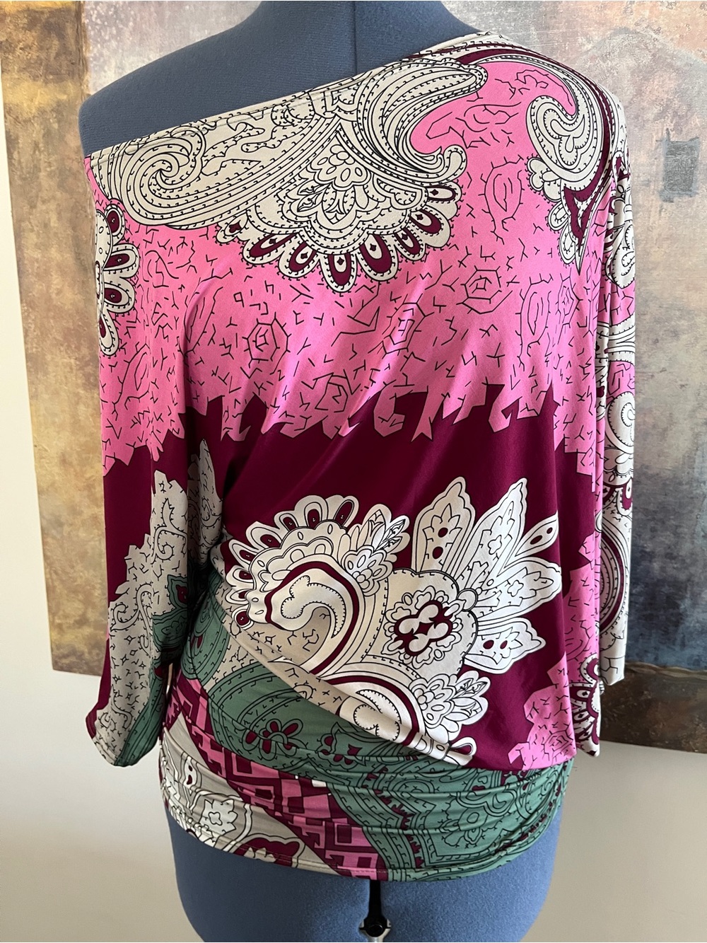 Cold Shoulder Jersey Top